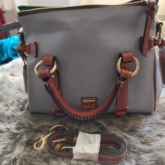 Dooney & Bourke Classic Satchel in Ash Color - Picture 7 of 11